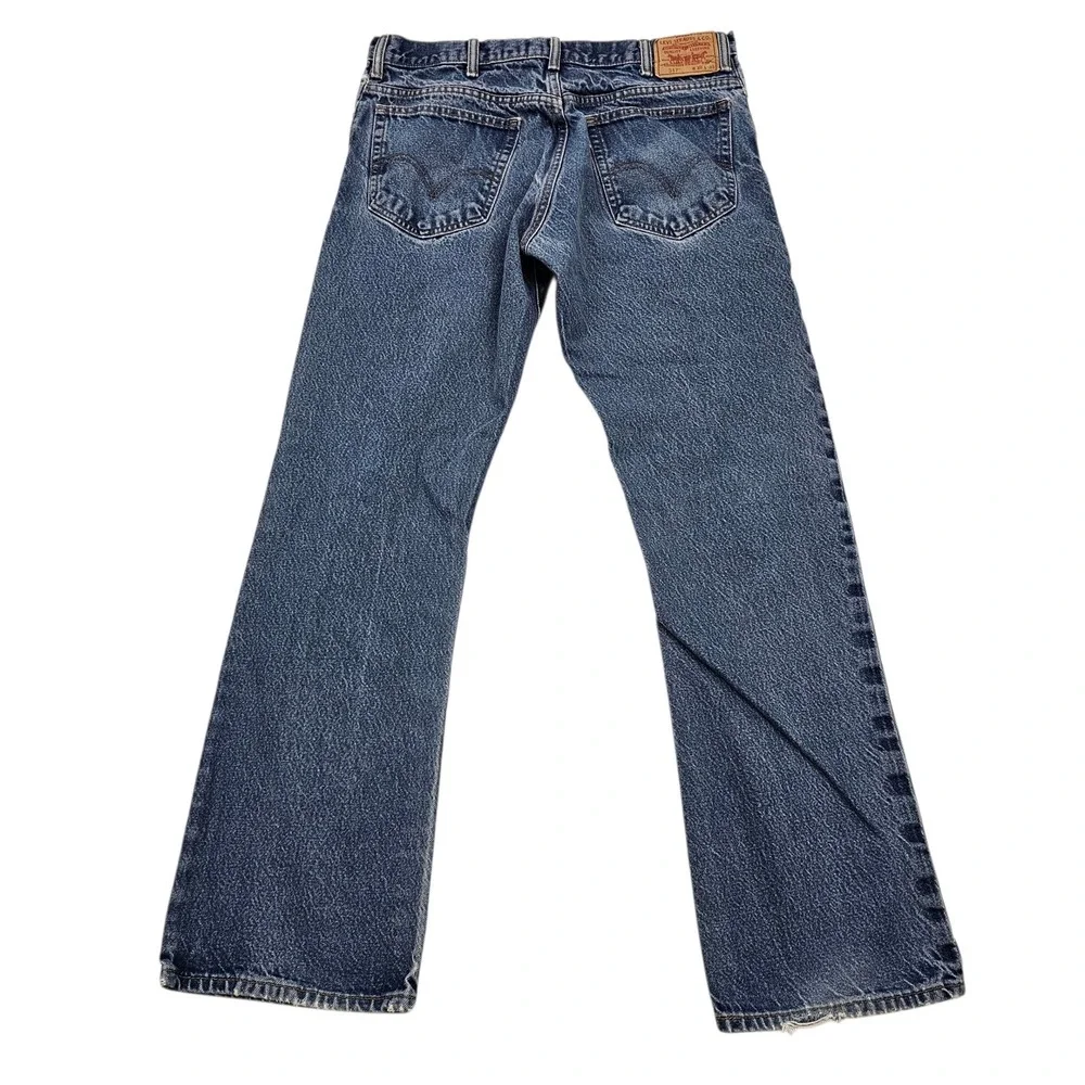 Levi's 517 Bootcut Jeans Mens (38) 36x34 * Blue Denim Vintage Y2K Western Rugged
